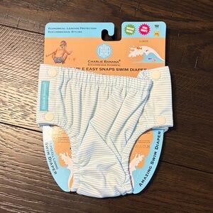 Charlie Banana Striped Swim Diaper
